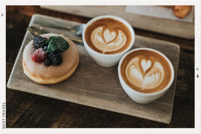 コーヒーとパンケーキ