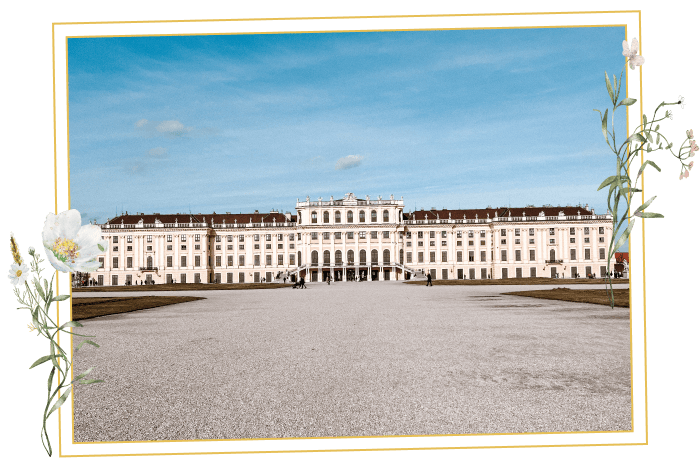 ウィーンの観光名所のシェーンブルン宮殿