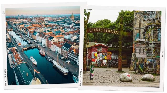 ヘルシンキとコペンハーゲンのクリスチャニアの写真