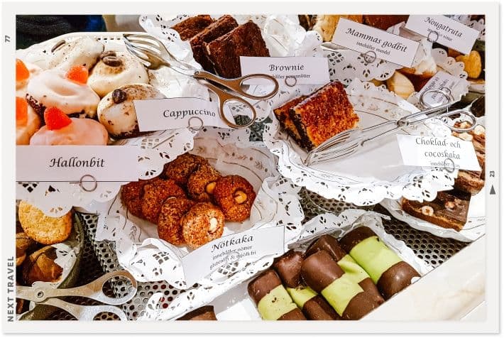 ケーキやビスケット、チョコレートなど