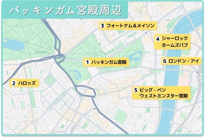 ロンドンの地図