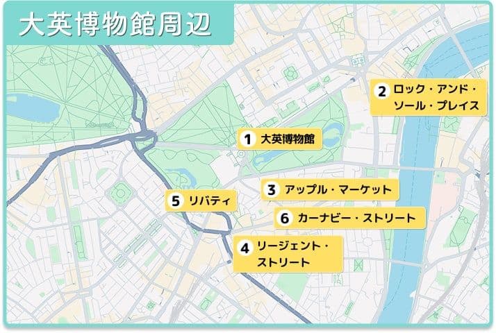 ロンドンの地図