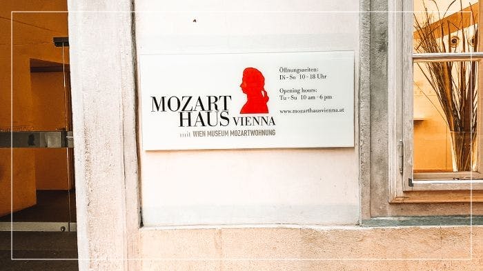 ウィーンの観光名所のモーツァルトの家（モーツァルト・ハウス）
