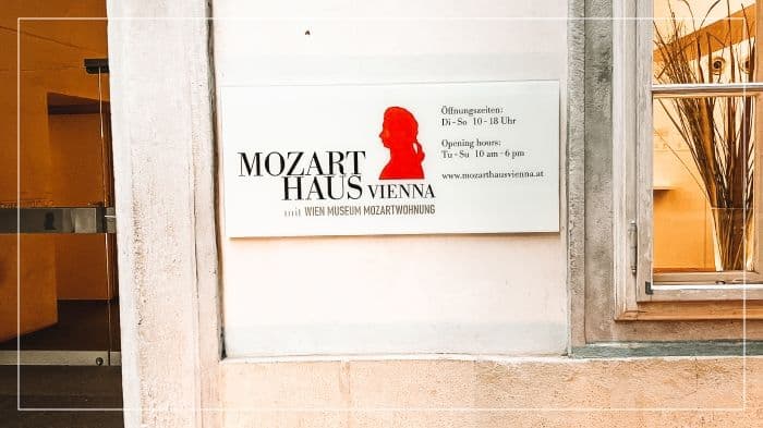 ウィーンの観光名所のモーツァルトの家(モーツァルト・ハウス)