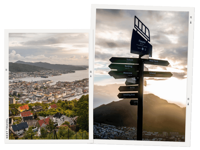 ベルゲンのフロイエン山